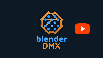 Video: BlenderDMX Beta is out! GDTF + ArtNet in Blender 100% FREE