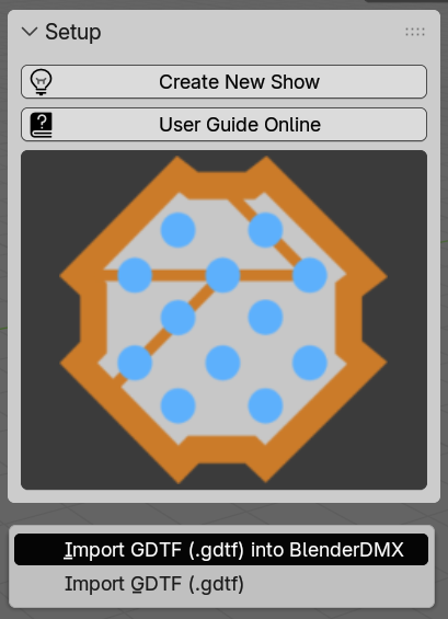 Import GDTF Drag&Drop
